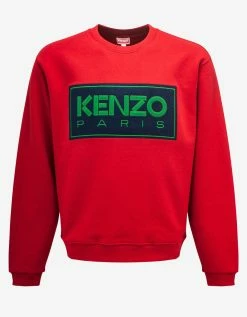 Kenzo Clothing Red Paris Classic Sweatshirt