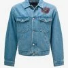 Sky Blue Kenzo Poppy Denim Jacket