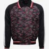 Lanvin Clothing Black Crane Print Souvenir Jacket