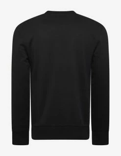 Lanvin Black Strikethrough Logo Print Sweatshirt