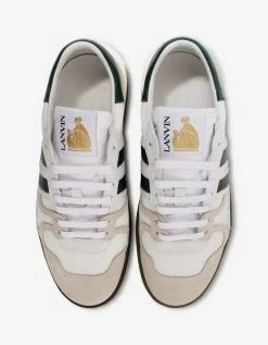 Lanvin Clay White & Green Tennis Trainers Footwear