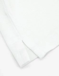 Lanvin Clothing White Polo T-Shirt With Grosgrain Collar