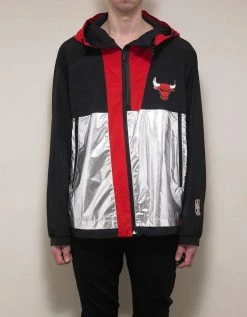 Marcelo Burlon Chicago Bulls Panelled Windbreaker