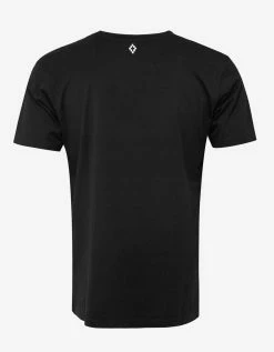 Marcelo Burlon NBA Print Black T-Shirt Clothing