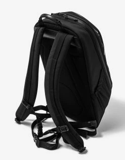 Moncler Black Cut Logo Backpack Accessories