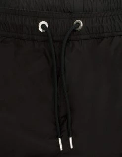 Moncler Black Logo Band Swim Shorts Clothing