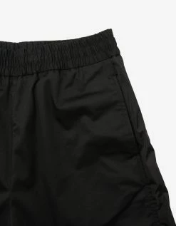 Moncler Black Logo Side Band Shorts