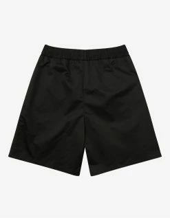 Moncler Black Logo Side Band Shorts