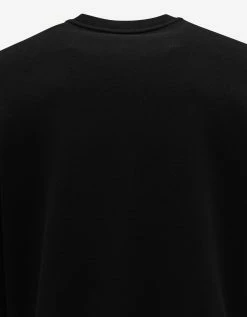 Moncler Black Maxi Logo Sweatshirt Clothing