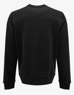 Moncler Black Maxi Logo Sweatshirt Clothing