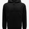 Moncler Black Panelled Logo Hoodie