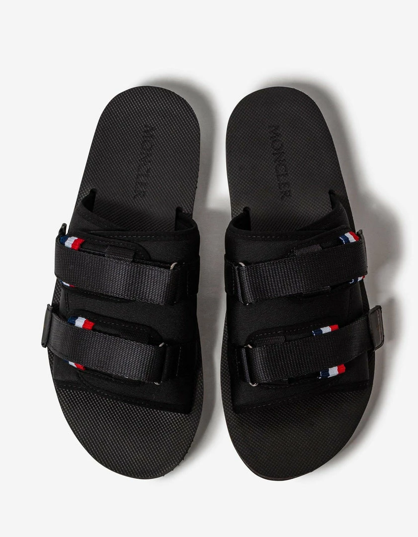 Best deal π Moncler Black Slideworks π©΄ Sandals β 7 Moncler Black Slideworks Sandals