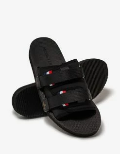 Best deal π Moncler Black Slideworks π©΄ Sandals β 14 Moncler Black Slideworks Sandals