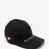 Brand new โ๏ธ Moncler Accessories Black Softshell Logo โพ Baseball Cap โญ 2 Moncler Accessories Black Softshell Logo Baseball Cap