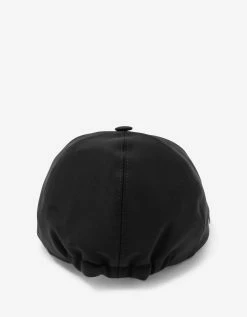 Moncler Accessories Black Softshell Logo Baseball Cap