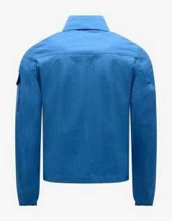 Moncler Clothing Brize Blue Ripstop Cotton Jacket