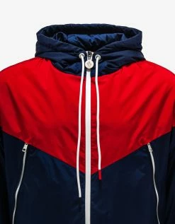 Moncler Bukret Navy Blue Rain Jacket Clothing