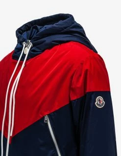 Moncler Bukret Navy Blue Rain Jacket Clothing