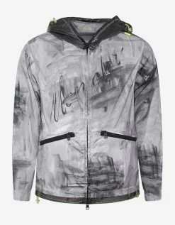 Moncler Chardin Spray Paint Logo Windbreaker Clothing