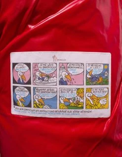 Moncler Ecrins Red Nylon Down Jacket