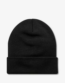 Moncler Grenoble Black Logo Wool Beanie Hat Accessories