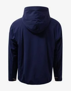 Moncler Grenoble Clothing Blue Nylon-Blend Logo Hoodie
