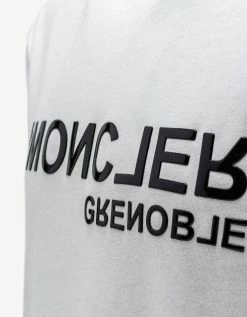 Promo 👏 Moncler Grenoble Clothing White Après-Ski T-Shirt 🔔 13 Moncler Grenoble Clothing White Après-Ski T-Shirt