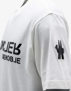 Promo 👏 Moncler Grenoble Clothing White Après-Ski T-Shirt 🔔 14 Moncler Grenoble Clothing White Après-Ski T-Shirt