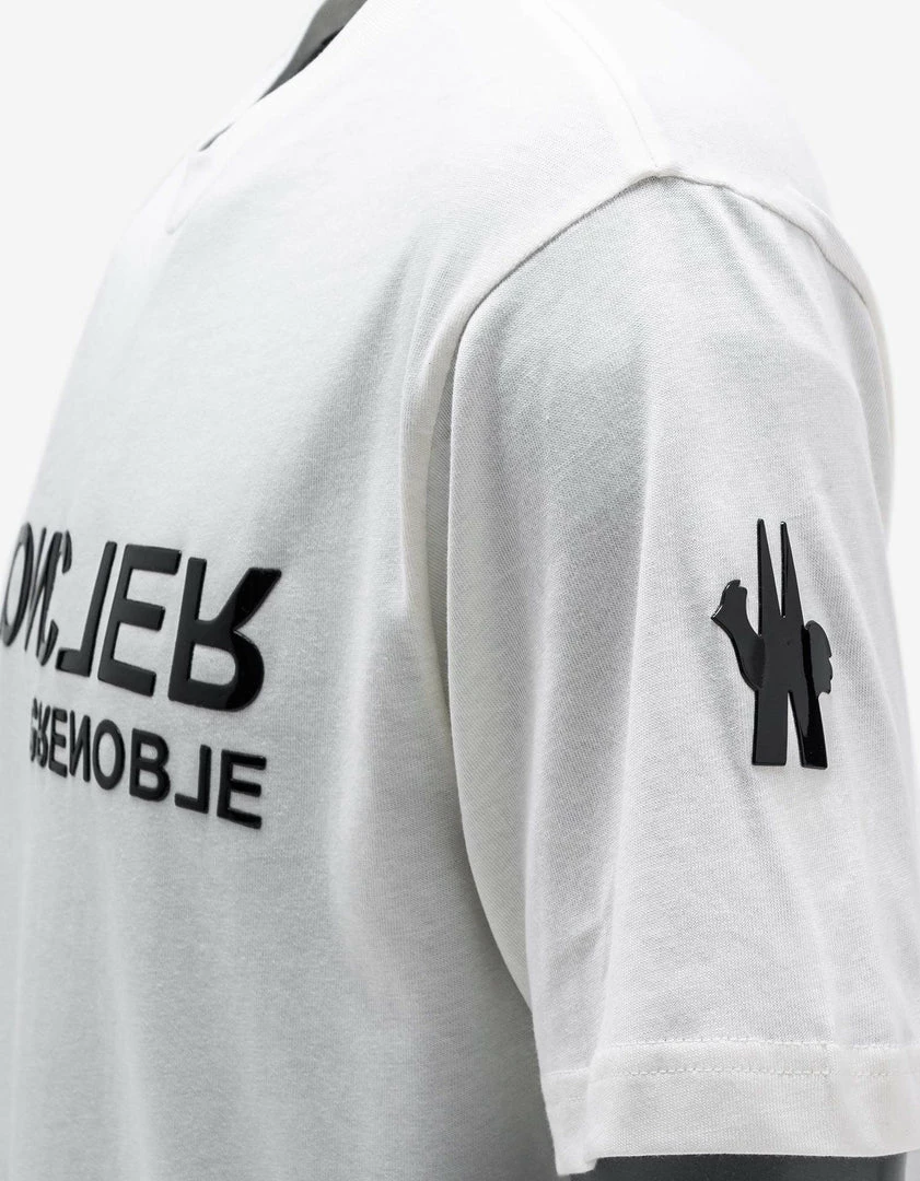 Promo 👏 Moncler Grenoble Clothing White Après-Ski T-Shirt 🔔 8 Moncler Grenoble Clothing White Après-Ski T-Shirt