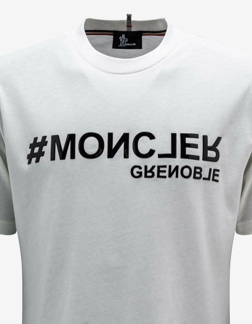 Promo 👏 Moncler Grenoble Clothing White Après-Ski T-Shirt 🔔 5 Moncler Grenoble Clothing White Après-Ski T-Shirt