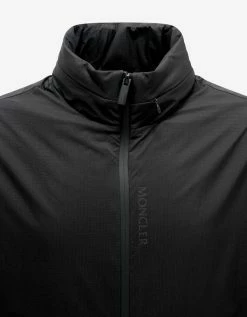 Moncler Itier Black Ripstop Nylon Jacket Clothing
