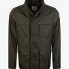 Moncler Coats And Jackets Lez Khaki Nylon Field Jacket