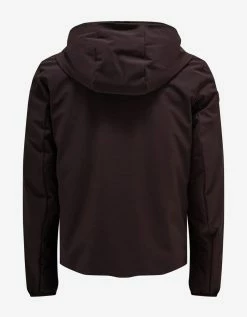 Moncler Coats And Jackets Lioret Maroon Nylon Down Jacket