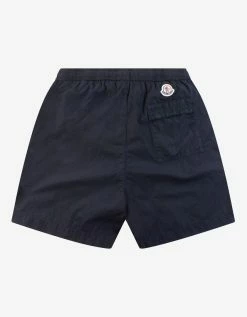 Moncler Clothing Navy Blue Bermuda Swim Shorts