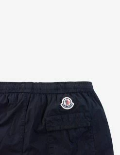 Moncler Clothing Navy Blue Bermuda Swim Shorts