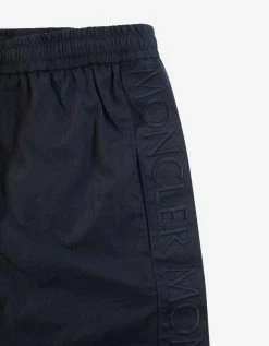 Moncler Clothing Navy Blue Bermuda Swim Shorts