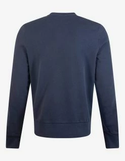 Moncler Navy Blue Sleeve Logo Sweatshirt Clothing