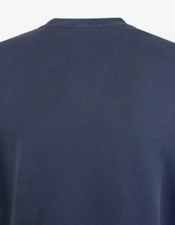 Moncler Navy Blue Sleeve Logo Sweatshirt Clothing