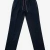 Moncler Navy Blue Tricolour Chino Trousers
