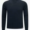Moncler Clothing Navy Blue Tricolour Inlay Sweatshirt