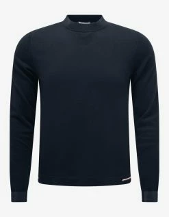 Moncler Clothing Navy Blue Tricolour Inlay Sweatshirt