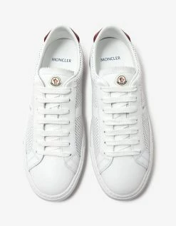 Moncler New Monaco White Perforated Trainers