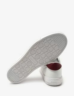 Moncler New Monaco White Perforated Trainers