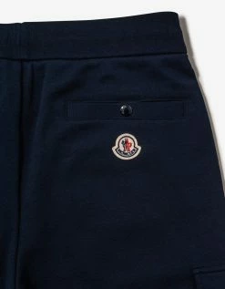 Moncler Night Blue Cargo Sweat Pants Clothing