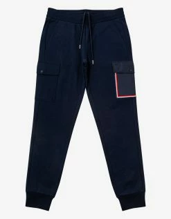 Moncler Night Blue Cargo Sweat Pants Clothing