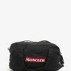 Moncler Nivelle Black Nylon Logo Holdall Accessories