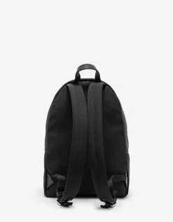 Moncler Accessories Pierrick Black Logo Backpack