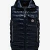 Moncler Ragot Navy Blue Nylon Down Gilet