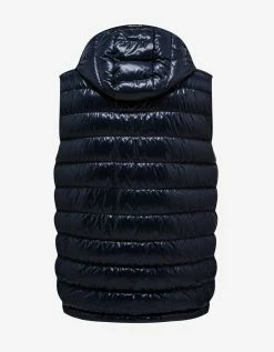 Moncler Ragot Navy Blue Nylon Down Gilet