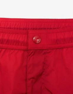 Moncler Clothing Red Tricolour Seam Swim Shorts